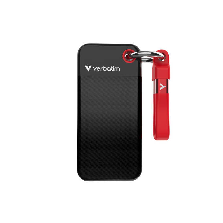 VERBATIM POCKET SSD USB 3.2 GEN 2 2TB BLACKRED